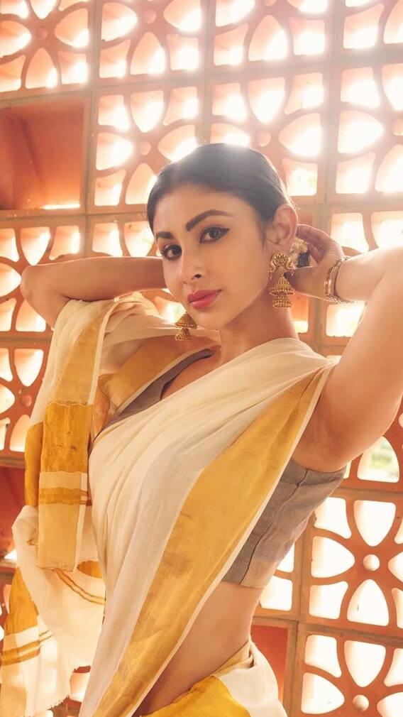 Mouni Roy Serves Festive Glam In Classic Onam Look