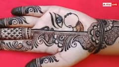 दुर्गा मेहंदी डिजाइन से हाथों को दें अलग सा लुक, हर कोई करेगा तारीफ