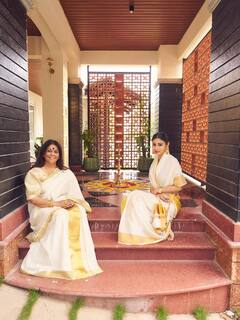 मौनी रॉय ने मां के साथ सेलिब्रेट किया ओणम का त्योहार, व्हाइट साड़ी में लगीं अप्सरा सी खूबसूरत