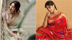 Janhvi Kapoor’s Regal Handloom Sarees That Bring Charm To Festive Celebrations