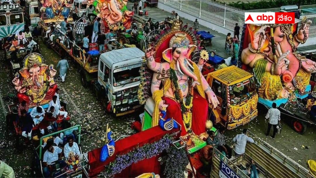 Hyderabad Ganesh immersion arrangements completed Hyderabad Ganesh immersion arrangements: గణేష్ నిమజ్జనానికి సర్వం సిద్ధం - ప్రత్యక్షంగా చూడాలనుకునే వారికీ కీలక డీటైల్స్