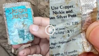 Video: 27 साल जमीन में गढ़ा रहा प्लास्टिक पाउच, शख्स ने अब निकाला तो उड़ गए होश, देखें वीडियो