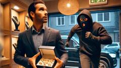 हरियाणा: नूंह में ज्वेलरी शॉप पर दिनदहाड़े लूट की कोशिश, तमंचा दिखा रहे बदमाशों से भिड़ गया दुकानदार