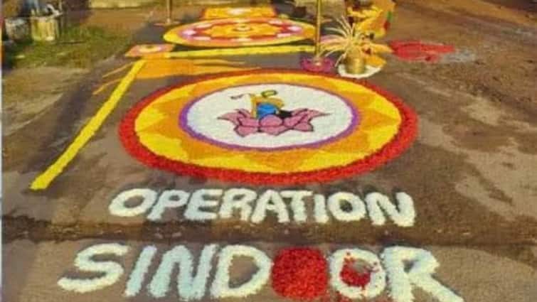<div>FIR Against BJP, RSS Over 'Op Sindoor' Written On Floral Rangoli; Rajeev Chandrashekhar Slams Move</div>