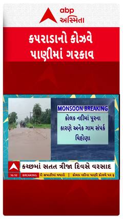 Kaprada Causeway : વલસાડના કપરાડામાં કોઝવે પાણીમાં ગરકાવ, અનેક ગામો બન્યા સંપર્ક વિહોણા
