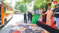 सीएम योगी आदित्यनाथ की बड़ी सौगात, लखनऊ में 400 नई बसों को दिखाई हरी झंडी