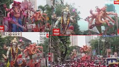 Mumbai Ganpati visarjan 2025: परळचा महाराजा अन् परळचा लंबोदर एकमेकांसमोर येतात तेव्हा... मानाचे गणपती विसर्जनासाठी मार्गस्थ