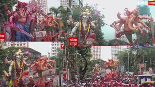 Mumbai Ganpati visarjan 2025: परळचा महाराजा अन् परळचा लंबोदर एकमेकांसमोर येतात तेव्हा... मानाचे गणपती विसर्जनासाठी मार्गस्थ