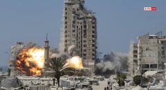 इजरायल की गाजा पर एयरस्ट्राइक, चंद सेकेंड में मलबे में बदली 15 मंजिला बिल्डिंग, देखें वीडियो