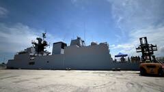 INS Kadmatt Leads Papua New Guinea's Independence Day Fleet Review