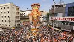 Immersion Of Ganesh Idols Begins In Hyderabad With Massive Crowds