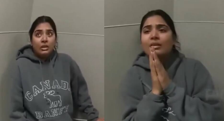 Indian Woman in US Caught Shoplifting at Target, Breaks Down in Viral Video During Police Interrogation અમેરિકાના સ્ટોરમાંથી ગુજરાતી મહિલા ચોરી કરતી પકડાઈ, પોલીસ બોડીકેમ વીડિયો વાયરલ