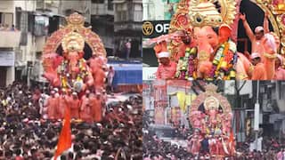 Lalbaugcha Raja Visarjan 2025: लालबागचा राजा 22 तासांनी विसर्जनासाठी पोहोचला, गिरगाव चौपाटीवर गणेशभक्तांची प्रचंड गर्दी