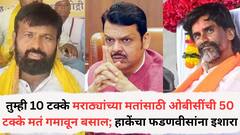 तुम्ही 10 टक्के मराठ्यांच्या मतांसाठी ओबीसींची 50 टक्के मतं गमावून बसाल; लक्ष्मण हाकेंचा देवेंद्र फडणवीसांना इशारा