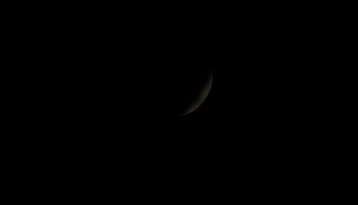 The Total Phase of the lunar eclipse or the 'Blood Moon' captured in Delhi. (ANI Photo)