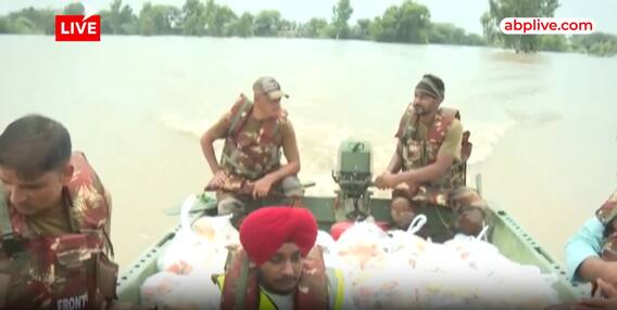 Ground Report: Army Boats Deliver Relief To Flood-Hit Fazilka Villages Cut Off Near Indo-Pak Border