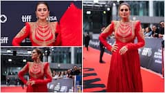 टोरंटो फिल्म फेस्टिवल में लाल परी बन लहराईं हुमा कुरैशी, डिजाइनर ड्रेस में तस्वीरें मचा रहीं तहलका