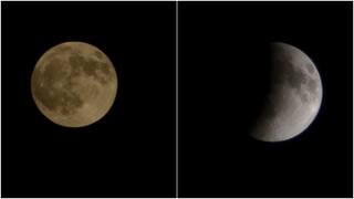 Total Lunar Eclipse 2025: Stunning ‘Capped Moon’ Lights Up Skies Across India — IN PICS