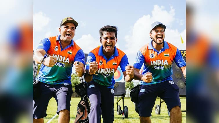 India Men’s Compound Archery Team Wins Historic Gold At World Championships
