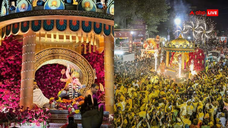 Ganesh Chaturthi 2025: पुणे में अनंत चतुर्दशी पर उमड़ा श्रद्धा का सैलाब, भाऊसाहेब रंगारी गणपति का हुआ विसर्जन!