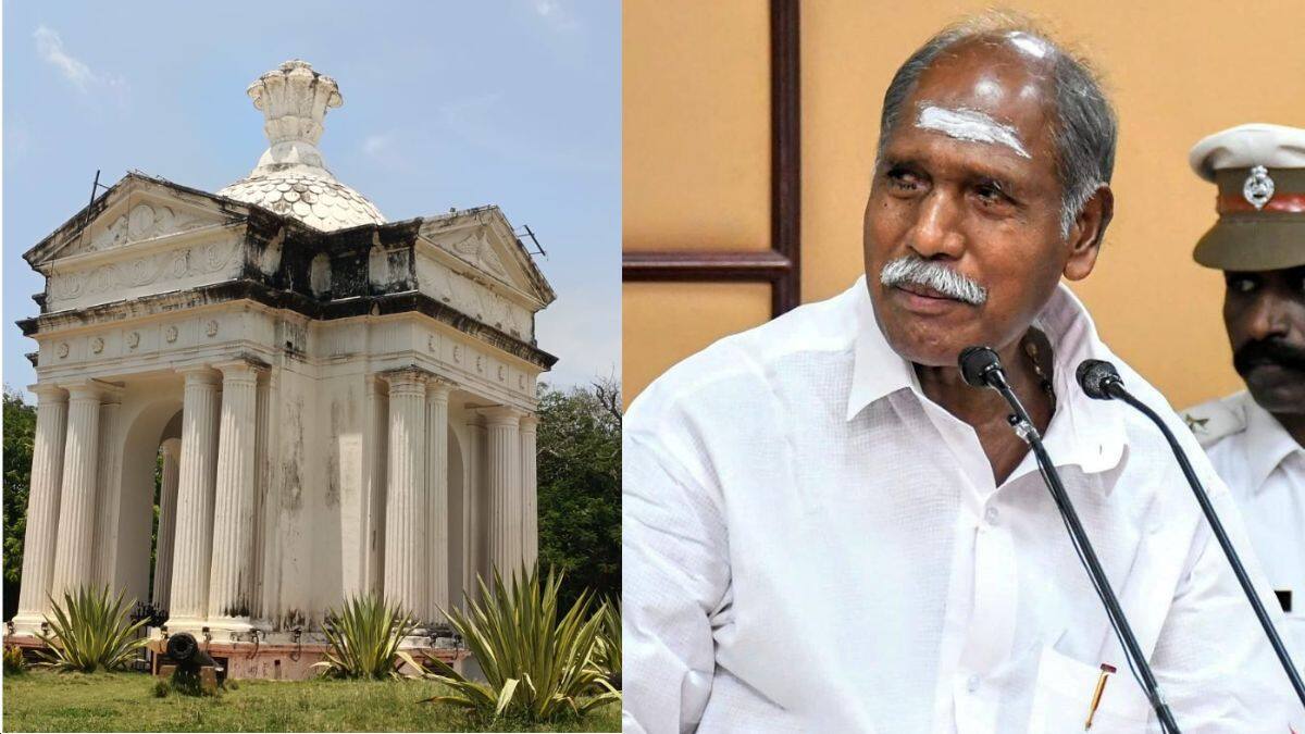 ’ஈகையின் அடையாளமான ஆயி மண்டபம்’ மாநில சின்னத்தை கூட கண்டுகொள்ளாத புதுச்சேரி அரசு..!