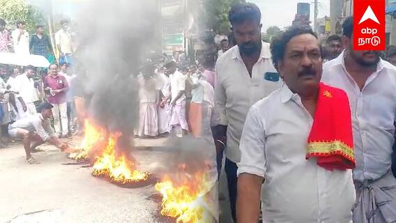 வெடிகுண்டு வீசி கொல்ல முயற்சி உயிர் தப்பிய பாமக ம.க.ஸ்டாலின் ஆடுதுறை பேருராட்சியில் பரபரப்பு | PMK Stalin