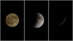 Total Lunar Eclipse 2025: Stunning ‘Capped Moon’ Lights Up Skies Across India — IN PICS