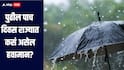 पाऊस की उघडीप! पुढील पाच दिवस राज्यात कसं असेल हवामान? जाणून घ्या हवामानाचा अंदाज 