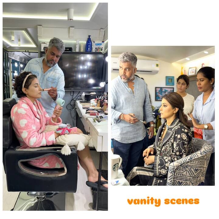 Hina shared a heartfelt glimpse of her life on social media, revealing how she is juggling her cancer treatment alongside shooting for the reality show Pati Patni Aur Panga with her husband Rocky Jaiswal.