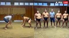 जापान में सूमो से भिड़ गए ट्रंप के बेटे, कुश्ती में पहलवान योकोजुना ने चुटकी में दी पटखनी, देखें वायरल वीडियो