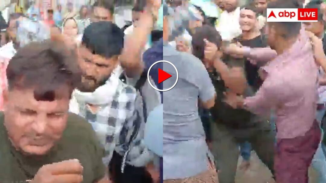 Public beat up a flirtatious lover In Hapur who was teasing girl video goes viral on social media मनचले से परेशान हो छात्रा ने भाई से की शिकायत! रंगेहाथों धरकर ऐसा कूटा कि उतर गया आशिकी का सारा भूत- वीडियो वायरल