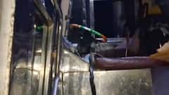 Kolhapur News : कोल्हापुरात मद्यपी टोळक्याकडून खासगी बसवर दगडफेक आणि चालकावर चाकूहल्ला