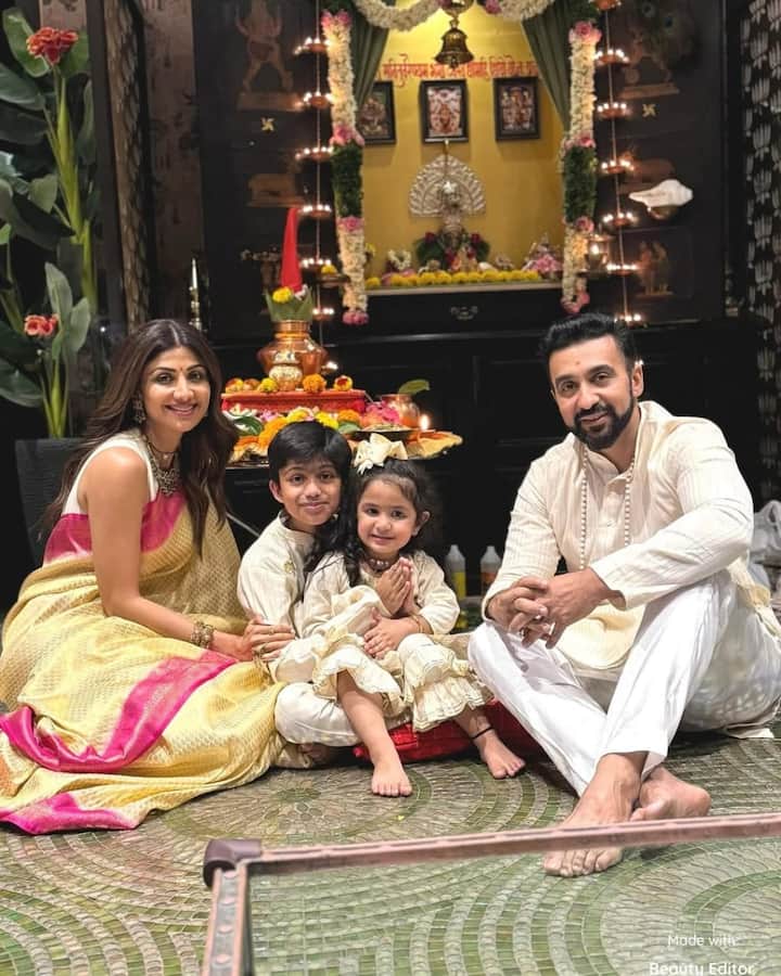 Later, in 2009, she married Bollywood actress Shilpa Shetty. They both have two children, a son Vian and a daughter Sumisha, who was born from surrogacy.