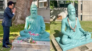 விபூதி வள்ளுவரை வணங்கும் முதல்வர் ஸ்டாலின்- அதிமுக பதிவால் சர்ச்சை- நடந்தது என்ன?