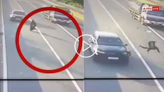 Video: दर्दनाक! सड़क पार कर रही महिला को कार ने उड़ाया, कई मीटर दूर जाकर गिरी, हादसे का वीडियो वायरल