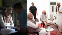 PM Modi Surveys Flood-Hit Areas In Punjab, Meets Affected Residents In Gurdaspur: WATCH