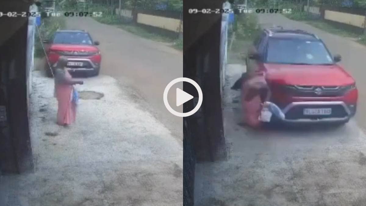Video: बस का इंतजार कर रही बुजुर्ग को तेज रफ्तार Brezza ने कुचला, मौके पर मौत, वीडियो वायरल