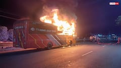 फिरोजाबाद में शॉर्ट सर्किट के कारण दिल्ली-मैनपुरी बस में लगी भीषण आग, सभी यात्री सुरक्षित