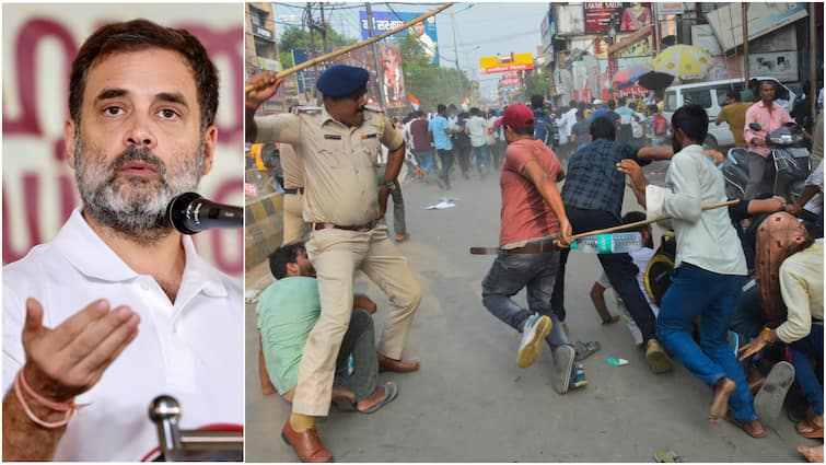 ‘Countdown Has Begun’: Rahul Gandhi After Patna Police Lathi-Charge TRE-3 Aspirants Outside BJP Office