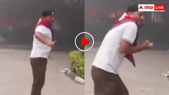 पीछे धूं-धूं कर जल रही थी संसद, सामने खड़ा होकर रील बनाते दिखा प्रदर्शनकारी- नेपाल का वीडियो देख चकरा जाएगा सिर