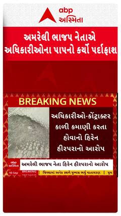 Amreli News: અમરેલી ભાજપ નેતાએ અધિકારીઓના પાપનો કર્યો પર્દાફાશ