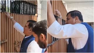 AAP MP Sanjay Singh Scales Gate To Speak To Farooq Abdullah, Claims House Arrest In Srinagar