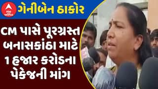 Geniben Thakor : ગેનીબેનे CM સાથે મુલાકાત કરી પૂરગ્રસ્ત બનાસકાંઠા માટે 1 હજાર કરોડના પેકેજની માંગ