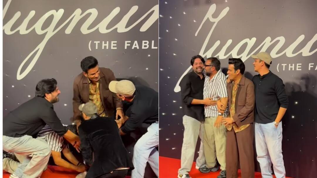 Anurag Kashyap, Jaideep Ahlawat & Vijay Varma Touch Manoj Bajpayee's Feet in Viral Red Carpet Moment Manoj Bajpayee’s Priceless Reaction As Anurag Kashyap, Jaideep & Vijay Touch His Feet