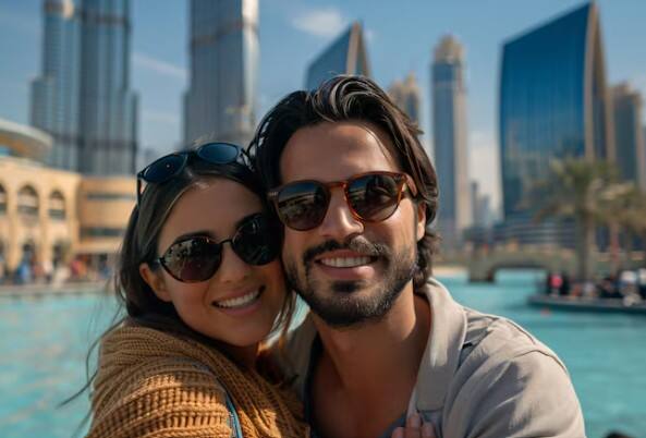 पब्लिक प्लेस पर रोमांस करना: दुबई में खुलेआम गले मिलना, किस करना या हाथ पकड़कर ज्यादा देर तक रोमांटिक मूड में रहना कानून के खिलाफ है. ये काम आपको सीधे जेल की हवा खिला सकता है.