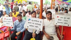 पटना में धरना पर बैठ गए बिहार के सारे अंचलाधिकारी, विजिलेंस के खिलाफ फूटा गुस्सा