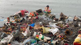 Ganesh Utsav 2025: ఇదేం భక్తి నాయకా!? హుస్సేన్ సాగర తీరాన చెత్తకుప్పలో విగ్రహాలు