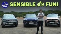 Most fun to drive compact SUVs: Creta N Line vs Taigun GT vs Curvv | Auto Live