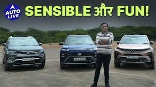 Most fun to drive compact SUVs: Creta N Line vs Taigun GT vs Curvv | Auto Live
