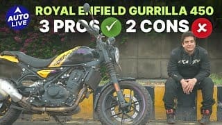 Royal Enfield Guerrilla 450 Pros & cons | Auto Live